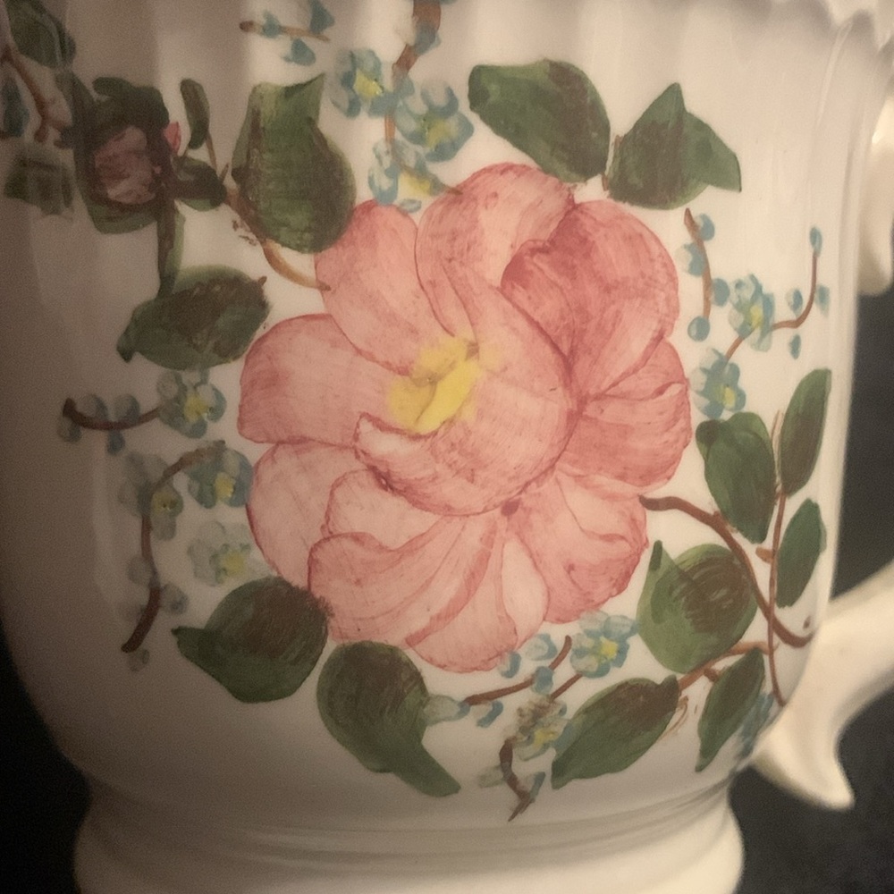 Cash Family Pottery mustache mug hand painted - Picture 3 of 6